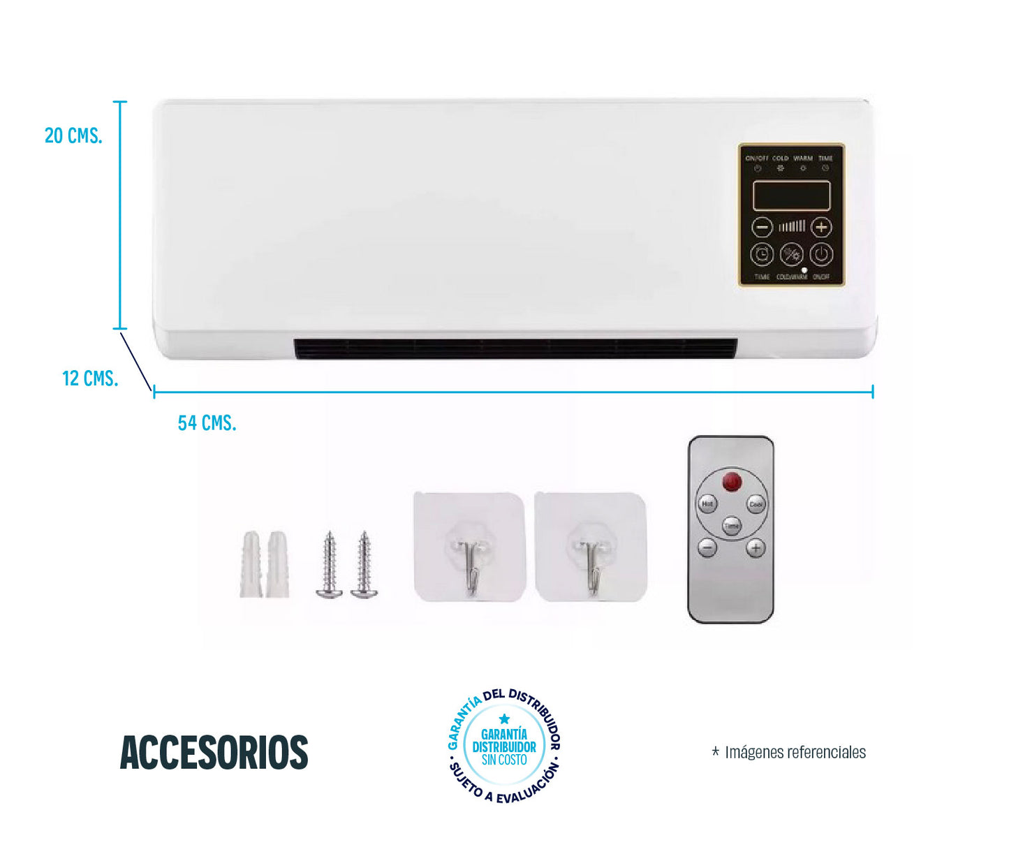 Calefactor Portátil | Con ventilación ligera