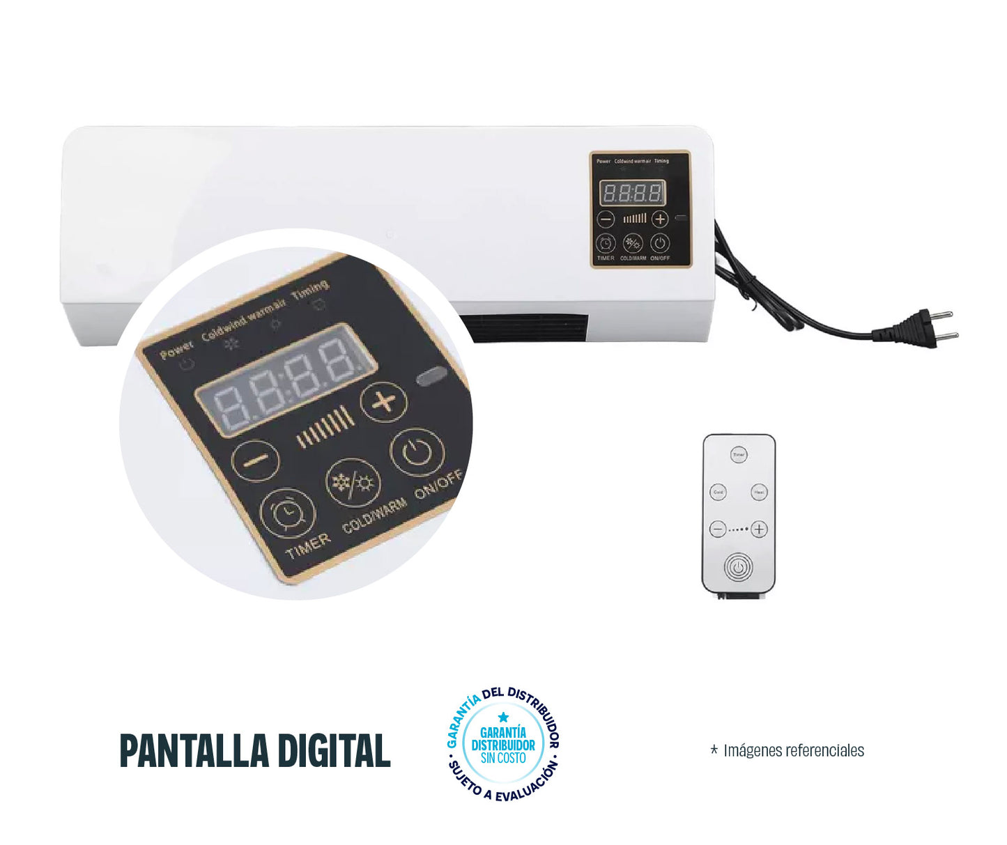 Calefactor Portátil | Con ventilación ligera