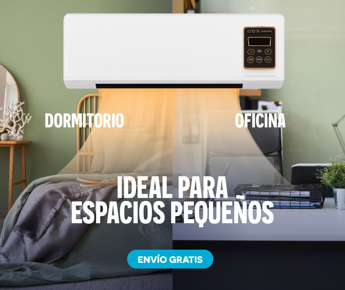 Calefactor Portátil | Con ventilación ligera