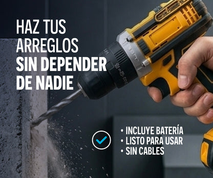 Taladro Inalambrico | Incluye 2 baterías